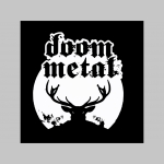 Doom Metal čierne teplákové kraťasy s tlačeným logom